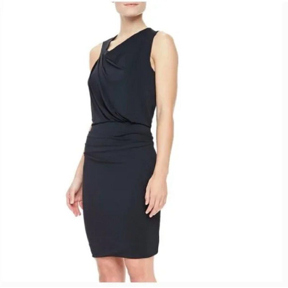 Halston Heritage Black Dress Size 8 EUC